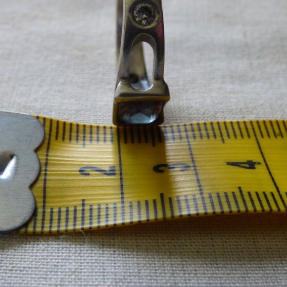 OOAK ARTISAN PLATINUM ALEXANDRITE MOISSANITE OPEN SHOULDER MEN PINKY RING 7.5 - Picture 12 of 14